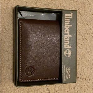 Timberland leather wallet (brown)